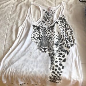 White cheetah tank